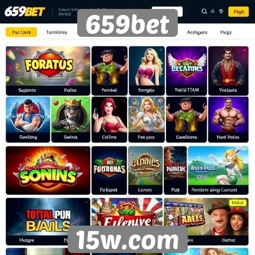 Análise da oferta de jogos no site 659bet